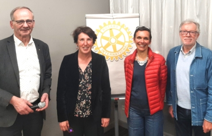 Christian Guillarme, Céline Michel-Berthe, Anne Terrel et Bernard Puissant