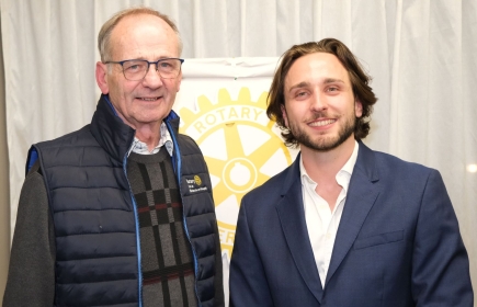 Christian Guillarme avec Théo Lacazale